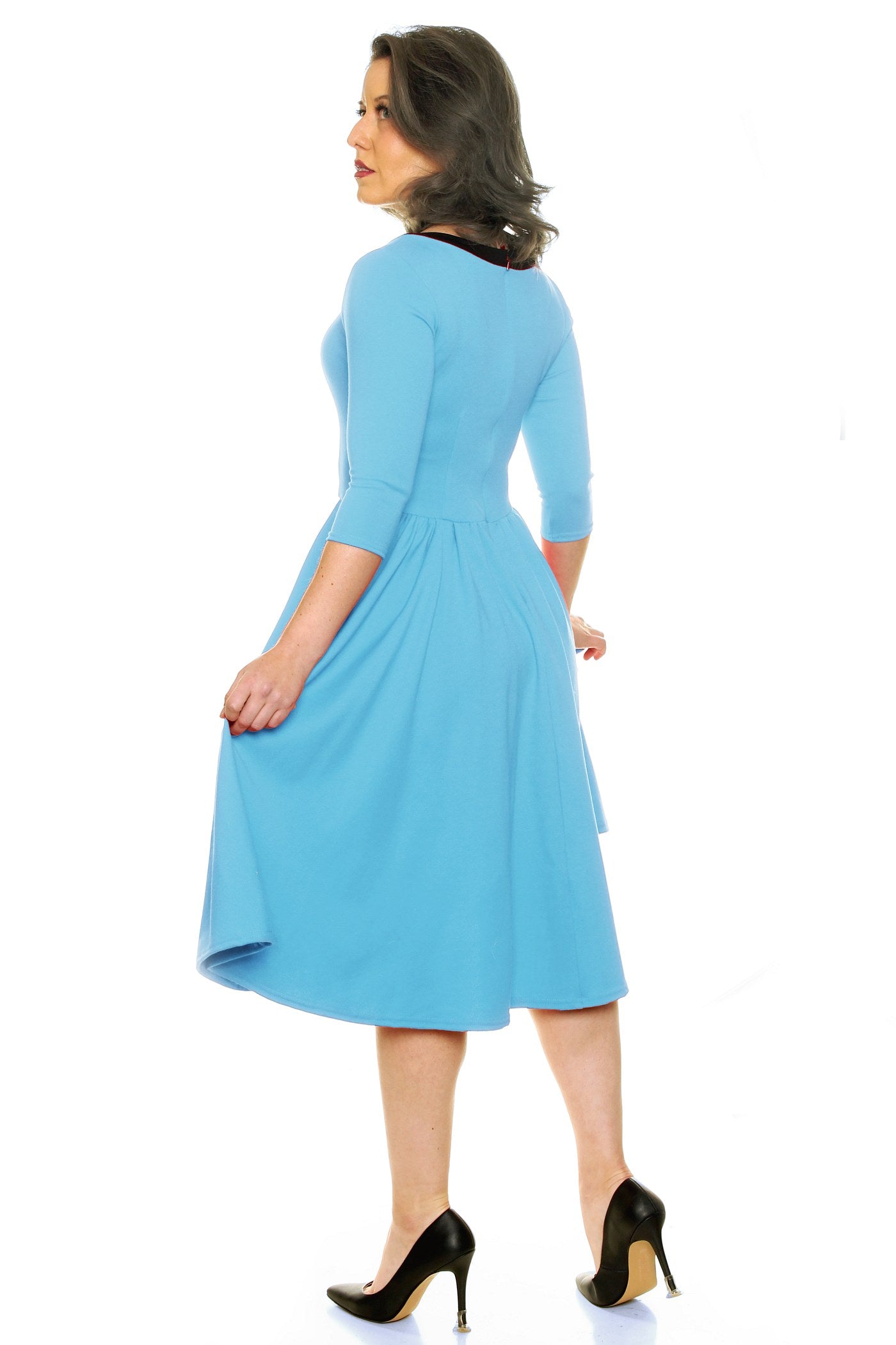 PRE-ORDER: Original Retro Swing Dress in Blue